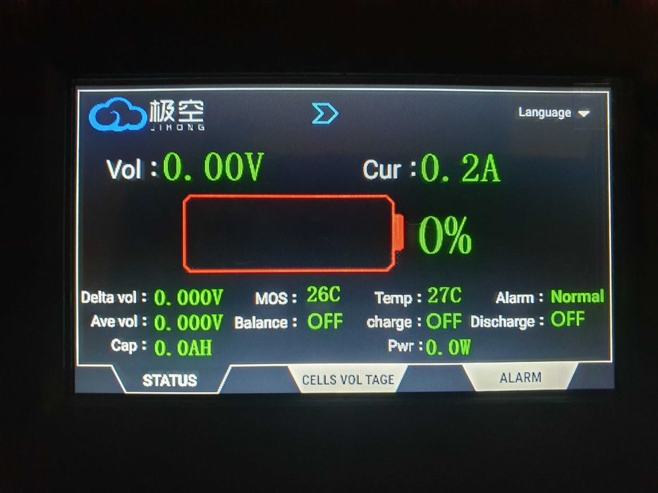 Touch screen Display 4.3 inch JK Bms