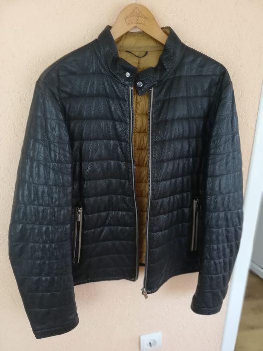 Geacă bărbați piele Gian Morí mărimea 54