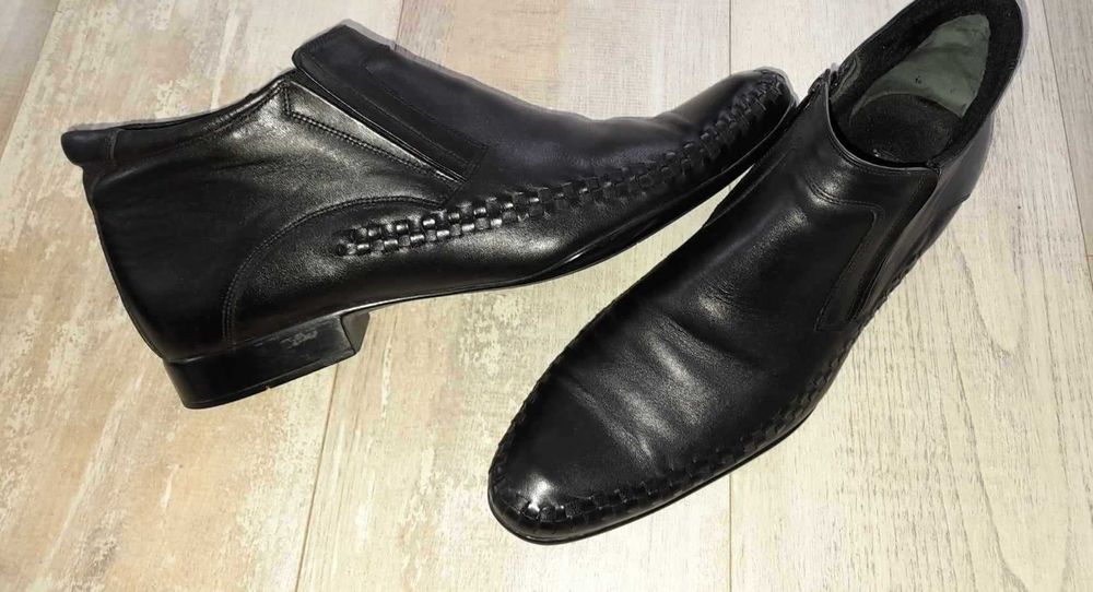 Мъжки зимни боти естествена кожа