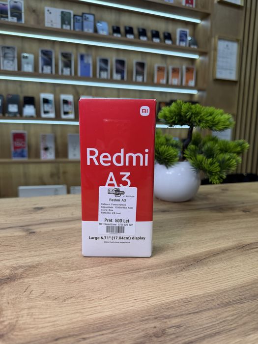 Xiaomi Redmi A3 Forest Green 128Gb - Sigilat - Garantie 24 luni