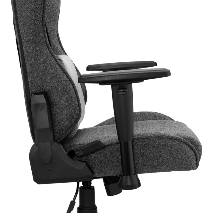 } Кресло 2E GAMING BUSHIDO Lite, ткань, 2D-Armrests, серый тёмный