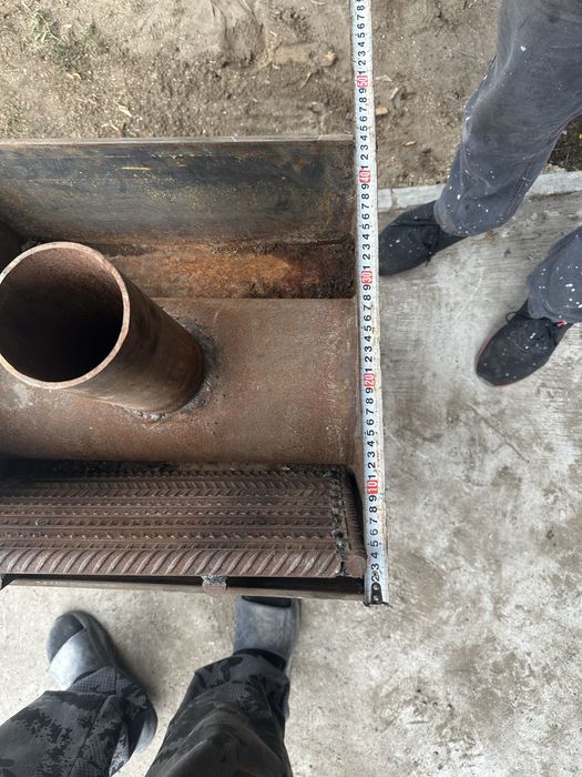 Новая банная печка