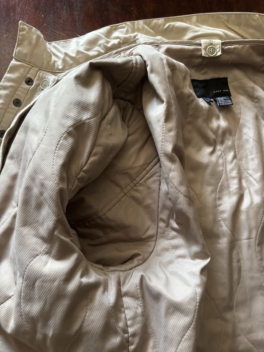 Geacă de bărbați Zara, XL, crem