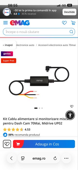 Camera auto 70mai