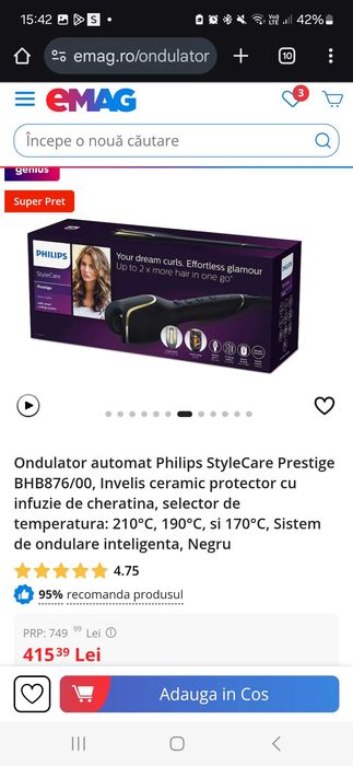 Ondulator Par autoamt Philips