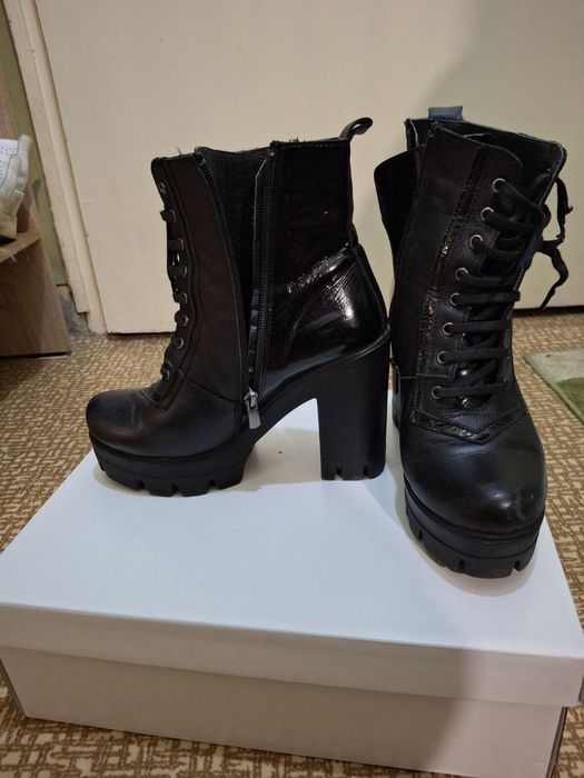 Зимни боти - естествена кожа