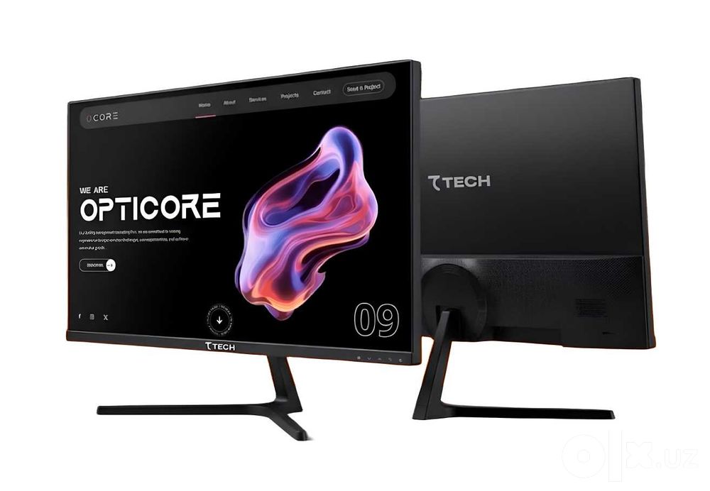Монитор 7TECH 7M4S24F100 B24 24" FLAT FHD IPS 100Hz BLACK