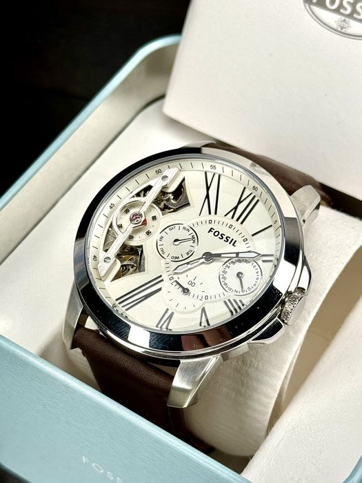 Ceas barbati Fossil Day Date - NOU - semiautomat