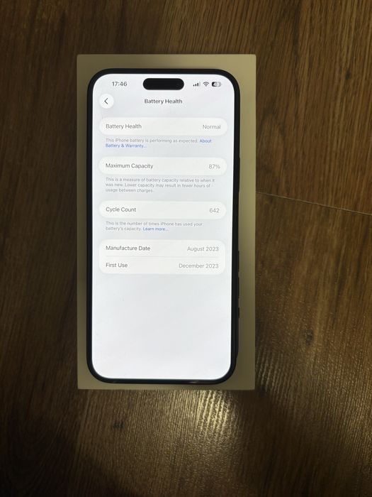 Продавам iphone 15 plus-128gb Black