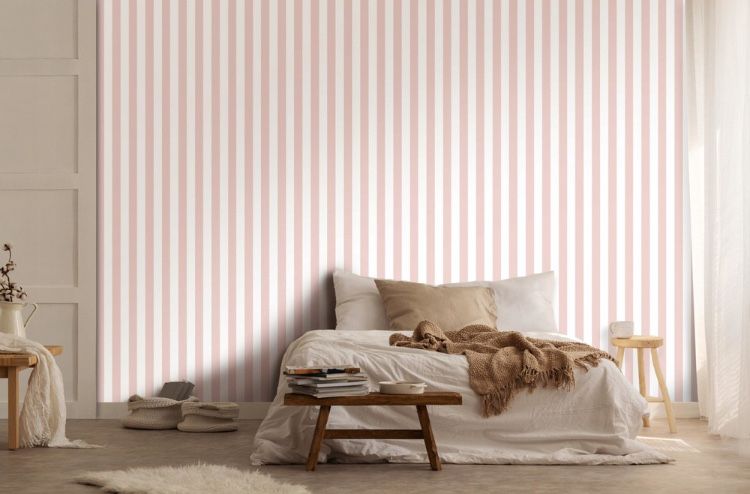 Детски розов тапет