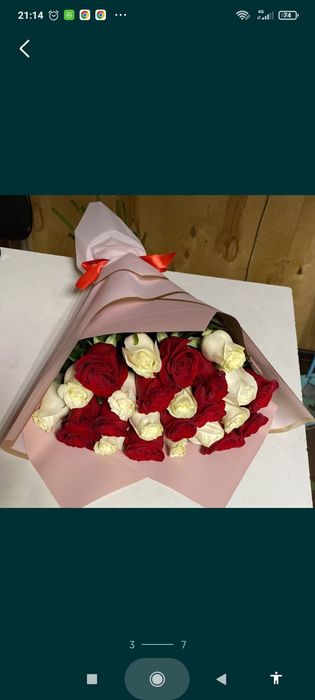 Цветы,розы,доставка Костанай