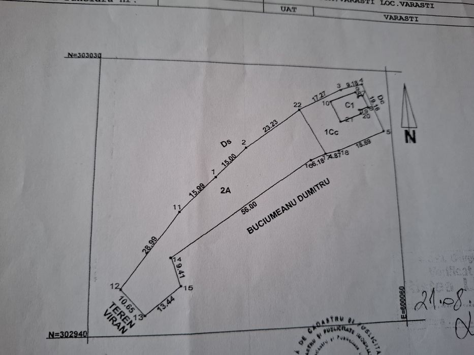 De vânzare casă cu teren aproape de București,  Vărăști de Giurgiu.