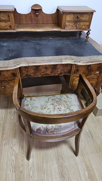 Birou Biedermeier si scaun