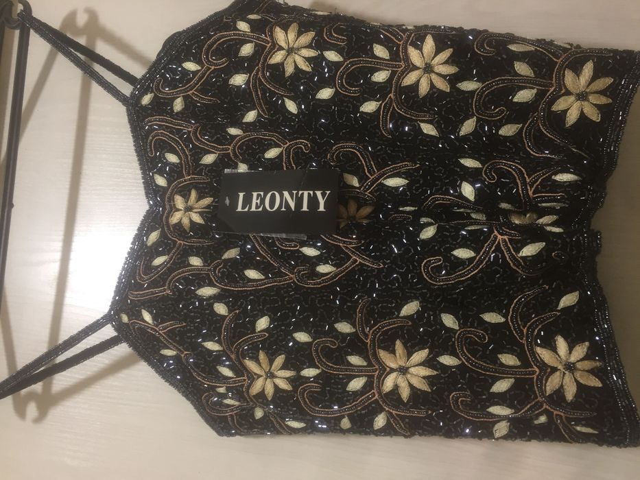 . Вечерний Топ расшитый бисером