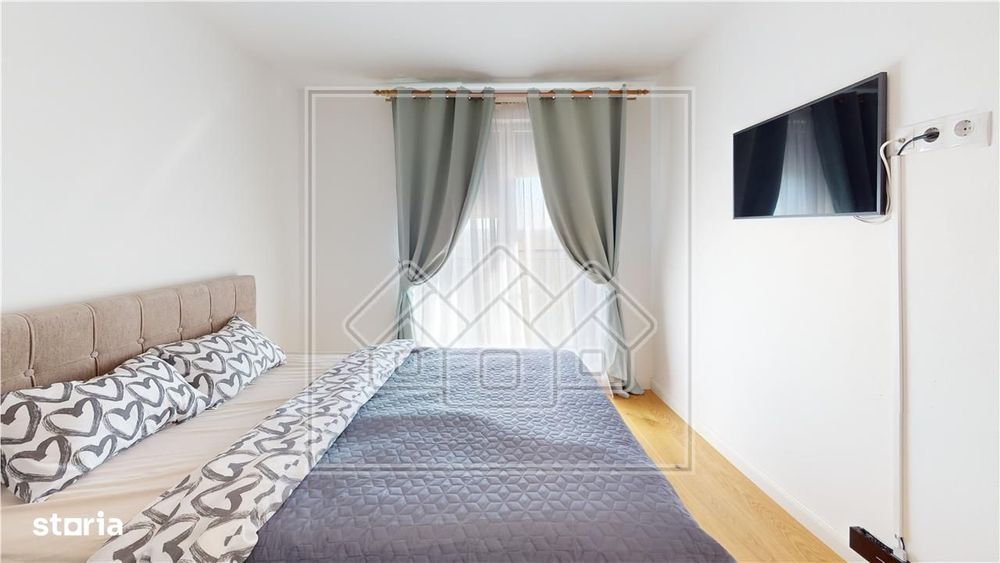 Penthouse mobilat si utilat modern cu terasa de 40 mp