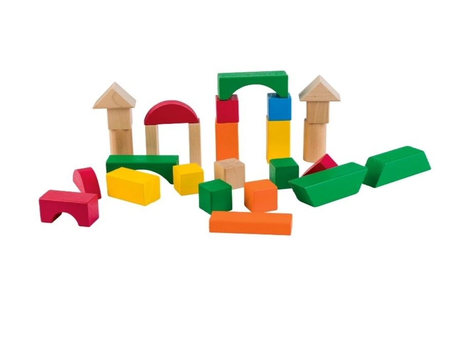 Конструктор дървени блокчета различни модели