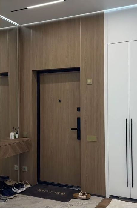 Установка бамбук панели ТВ зона