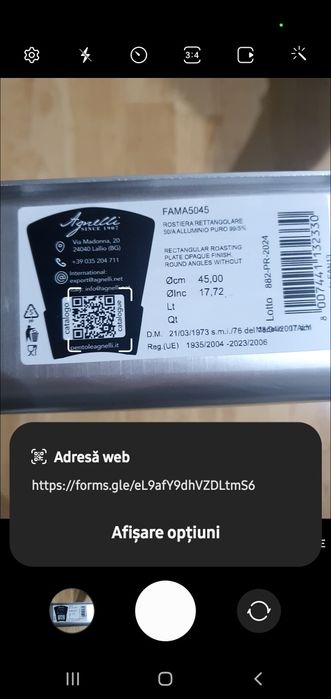 Tavă de copt - Pentole Agnelli - nouă