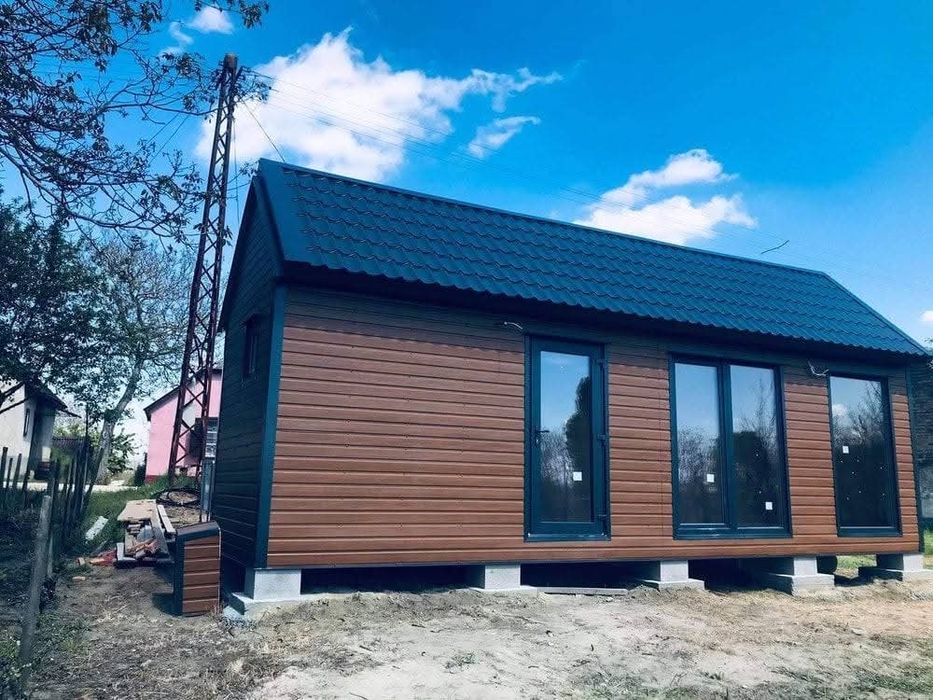 Vand case pe structura metalica - montaj rapid