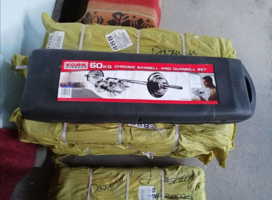 Гантели набор 50кг штанга