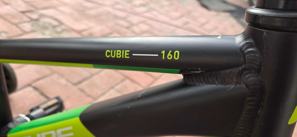 Детско колело Cube 160 BLK + каска