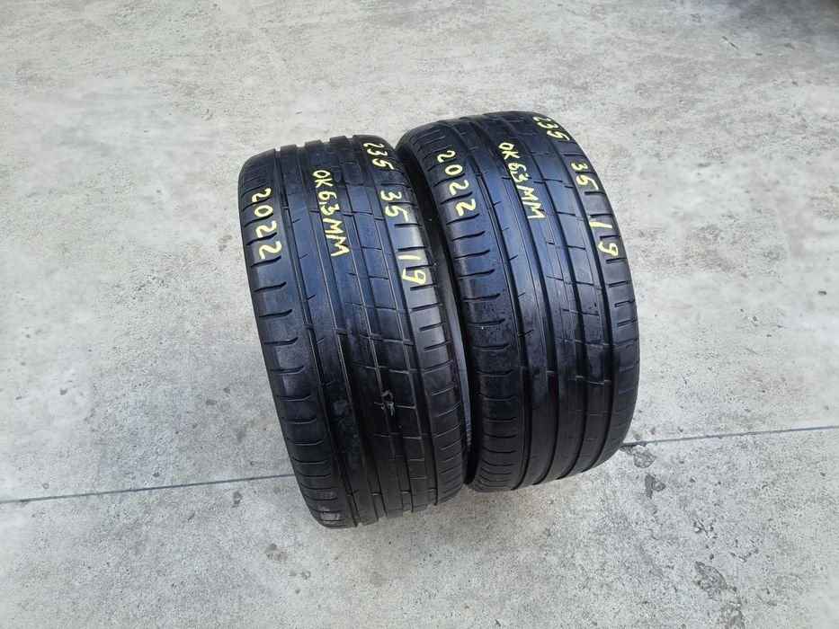 Doua anvelope de vara 235 35 19 nokian powerproof dot 2022