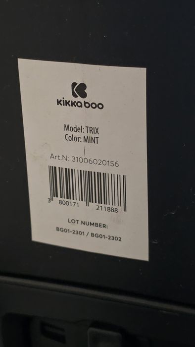 KIKKA BOO Сгъваема триколка 7в1 360° TRIX  Mint