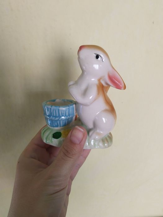 Фарфоровый подсвечник