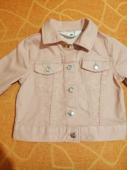 Geaca jeans h&m, marimea 98(2-3ani)