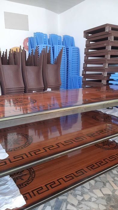 Прокат столов, стульев, хонтахта, посуда пахтагуль и сафет torex.