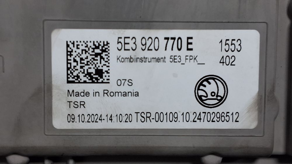 ceasuri bord skoda octavia 4 (2019->) 2.0 motorina 2021