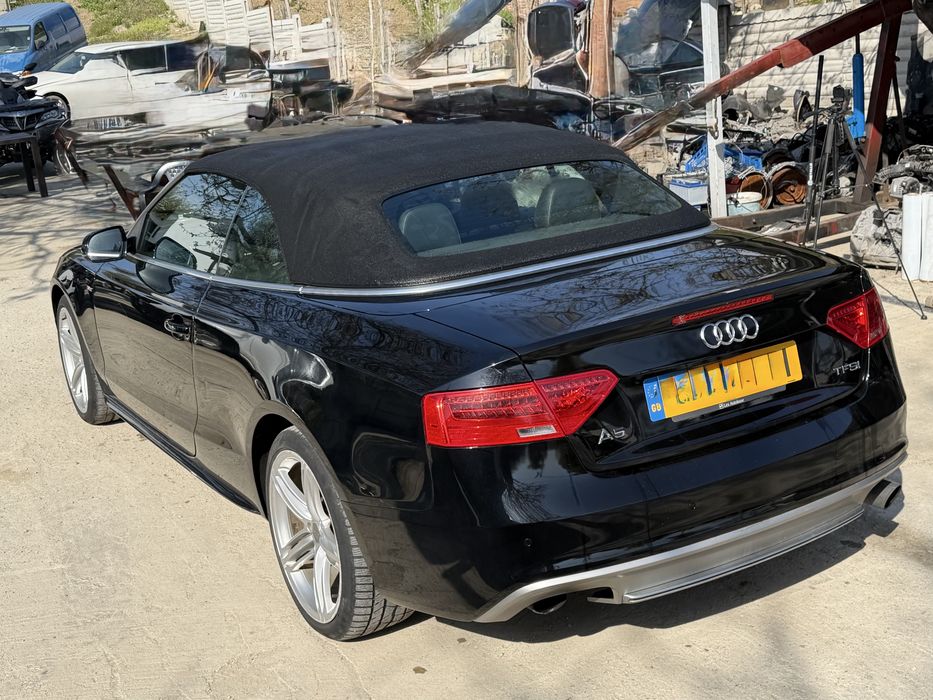 Fata completa audi a5 facelfit sline 2014 cabrio bot complet motor 1.8 tfsi cjeb LY9B bara capota far aripa