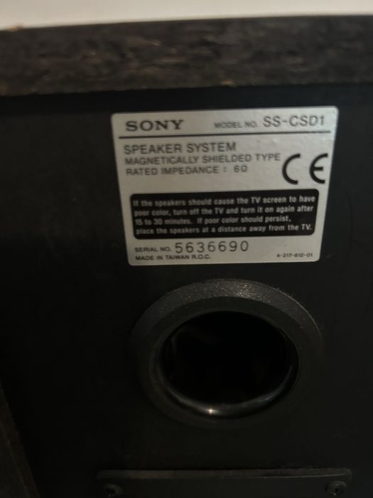 Boxe sony ss-csd1