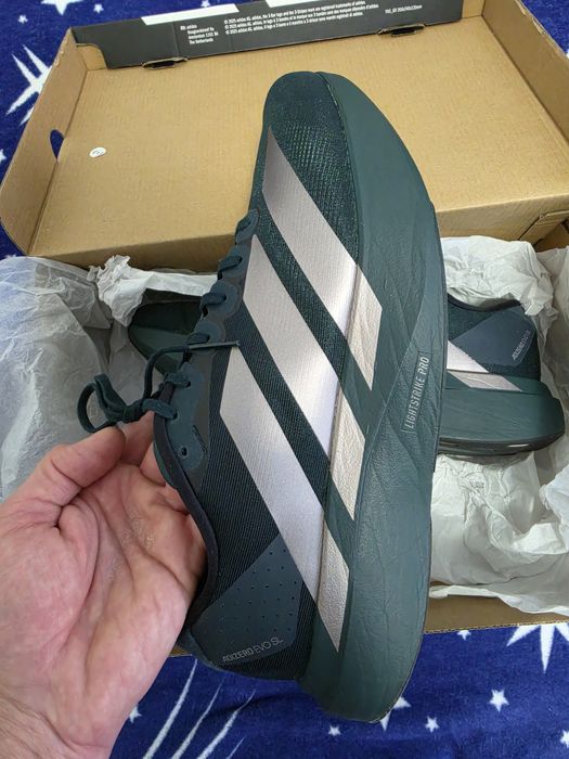 Pantofi alergare Adidas Adizero Evo SL,marime 45/29 cm,full Lightstrike Pro,242 grame/buc, ca noi!