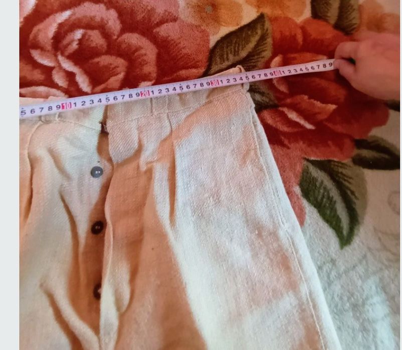 VANDUT-----_Pantaloni traditionali din țesătură de cânepă