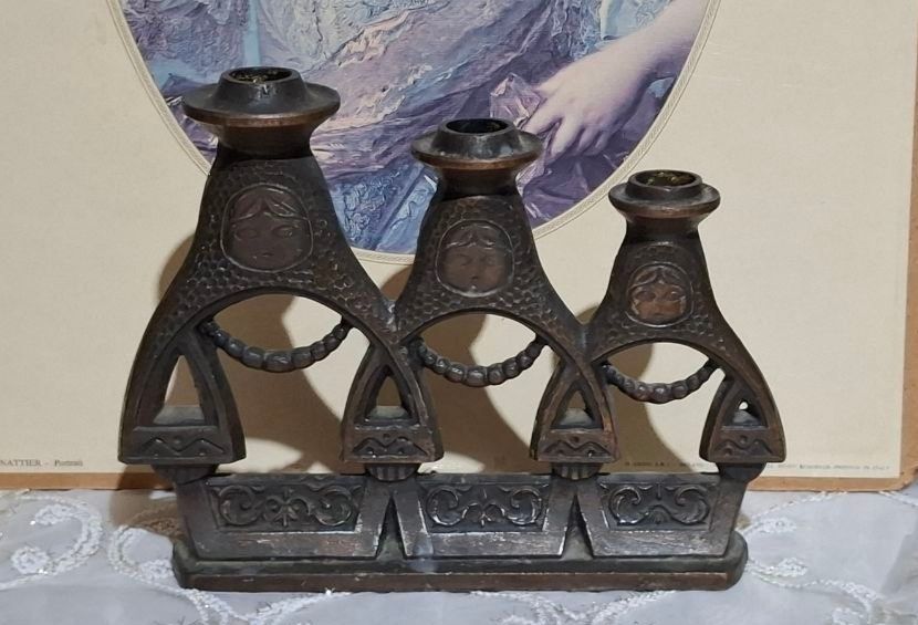 Подсвечник матрёшки