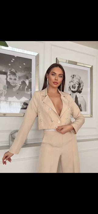 Сет със пера бял и кафяв