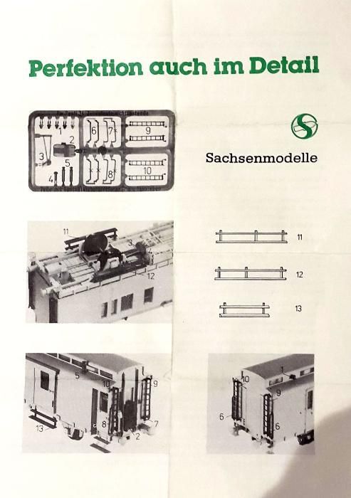 Vagon bagaje Sachsenmodelle, 14221 H0 (1:87)