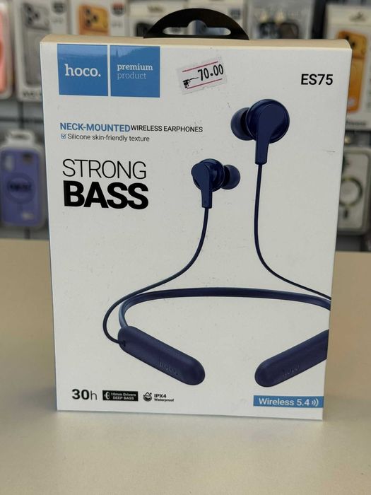 Casti wireless spotr, prindere dupa gat