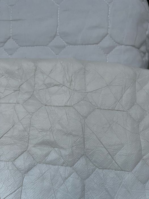 Cearceaf pat, Rezistent poliester/TPU, Impermeabil, 120x200x35cm, Alb