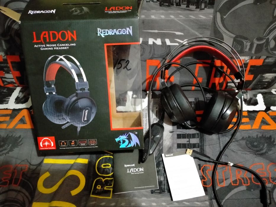 Продам usb наушники Red Dragon Ladon (75160)