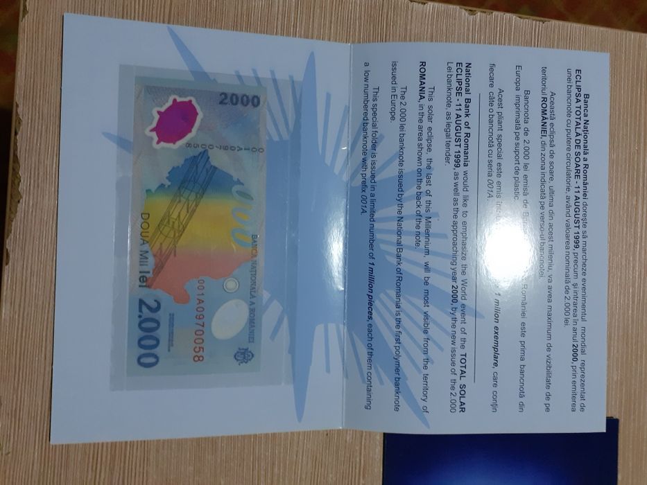 Vând bacnota eclipsa