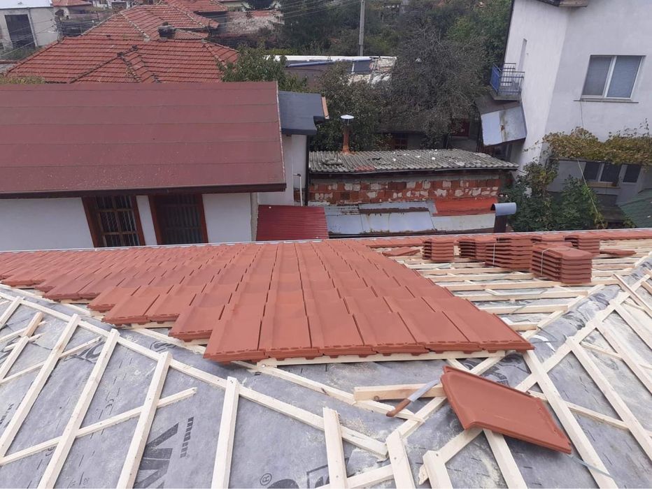 Ремонт на покриви Казанлък Безшевни улуци Тенекеджийски услуги