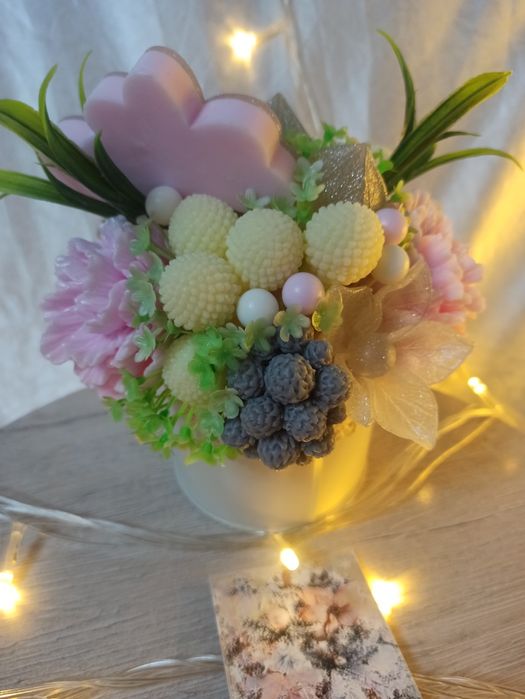 Букет из мыла для подарка