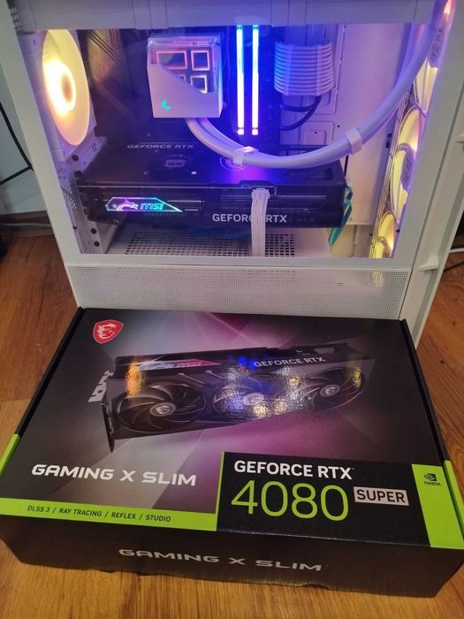 RTX 4080 SUPER MSI Gaming X Slim 16GB | Гаранция до края на 2027 | Топ състояние