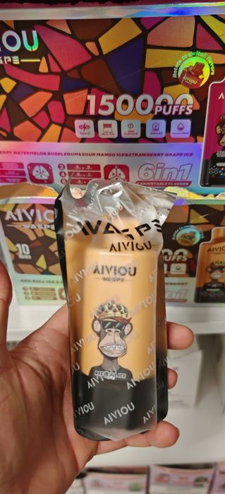 Vape  150.000 Puffs 6 Arome Reincarcabil Display Abur extrem
