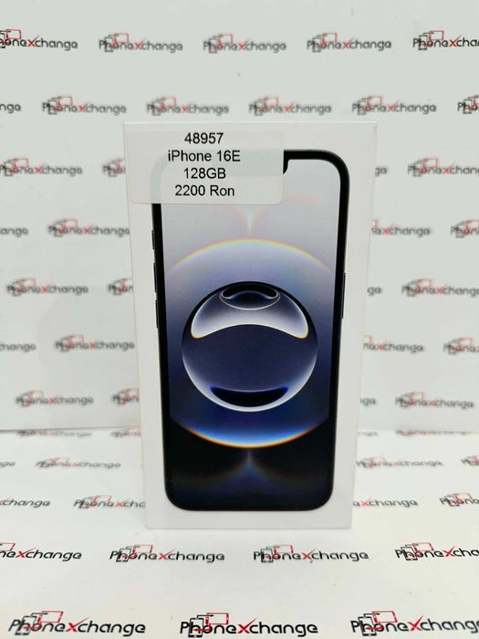iPhone 16E Black 128GB Neverlocked Sigilat   48957