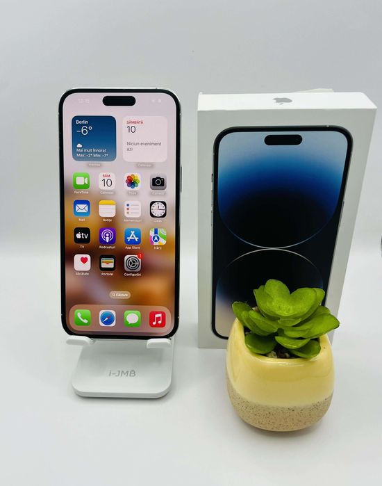 Vând/Schimb iPhone 14 Pro Max silver 128 Gb Impecabil