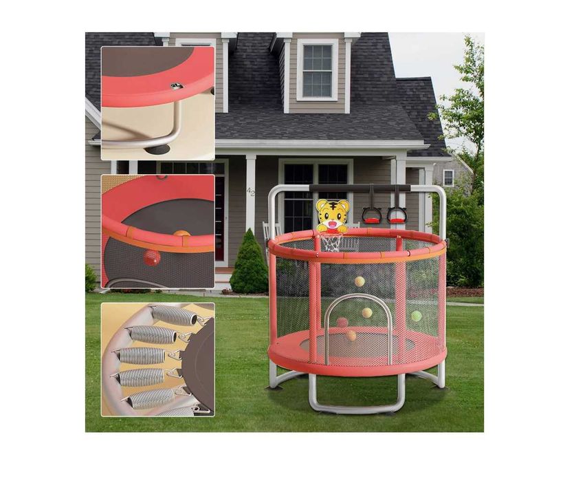 Батут каркасный оригинал-1.40 х1.20 м. Доставка и установка бесплатно