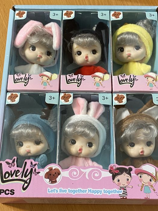 Куклы, набор из 6 штук